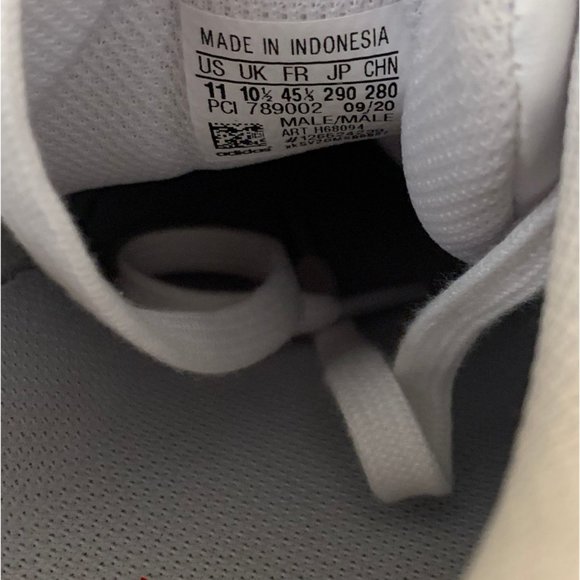 Adidas Superstar 'White Vivid Red' H68094 Men's Size 11 - Picture 6 of 7